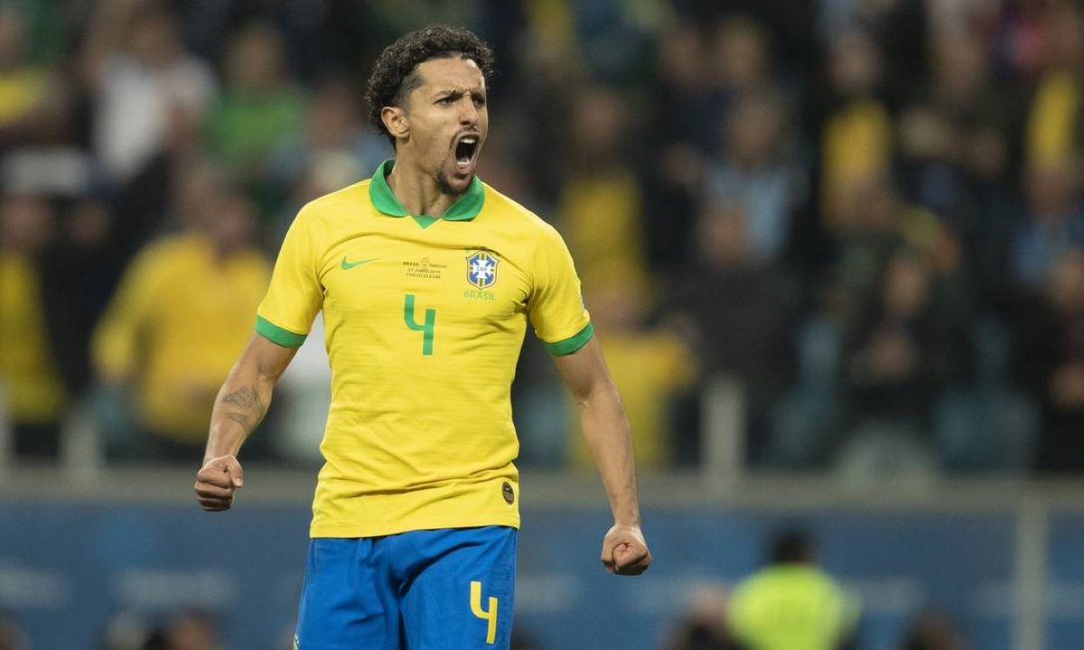 Marquinhos, zagueiro da seleção brasileira