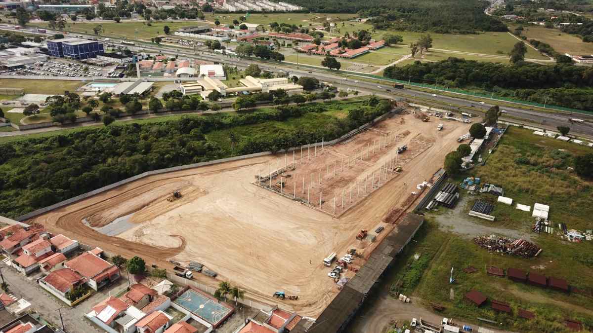 Obras do Centro Logístico da Embasa em Feira de Santana