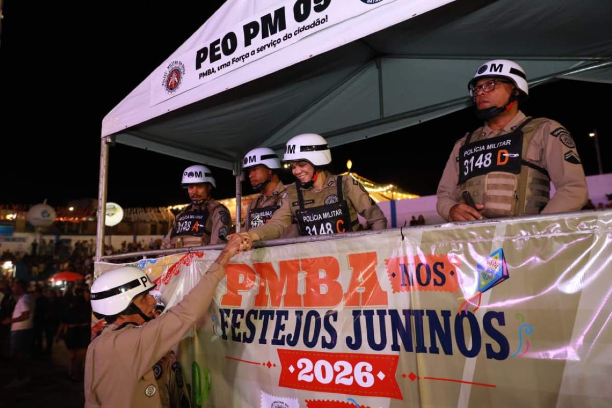 Polícia Militar nos festejos juninos da Bahia