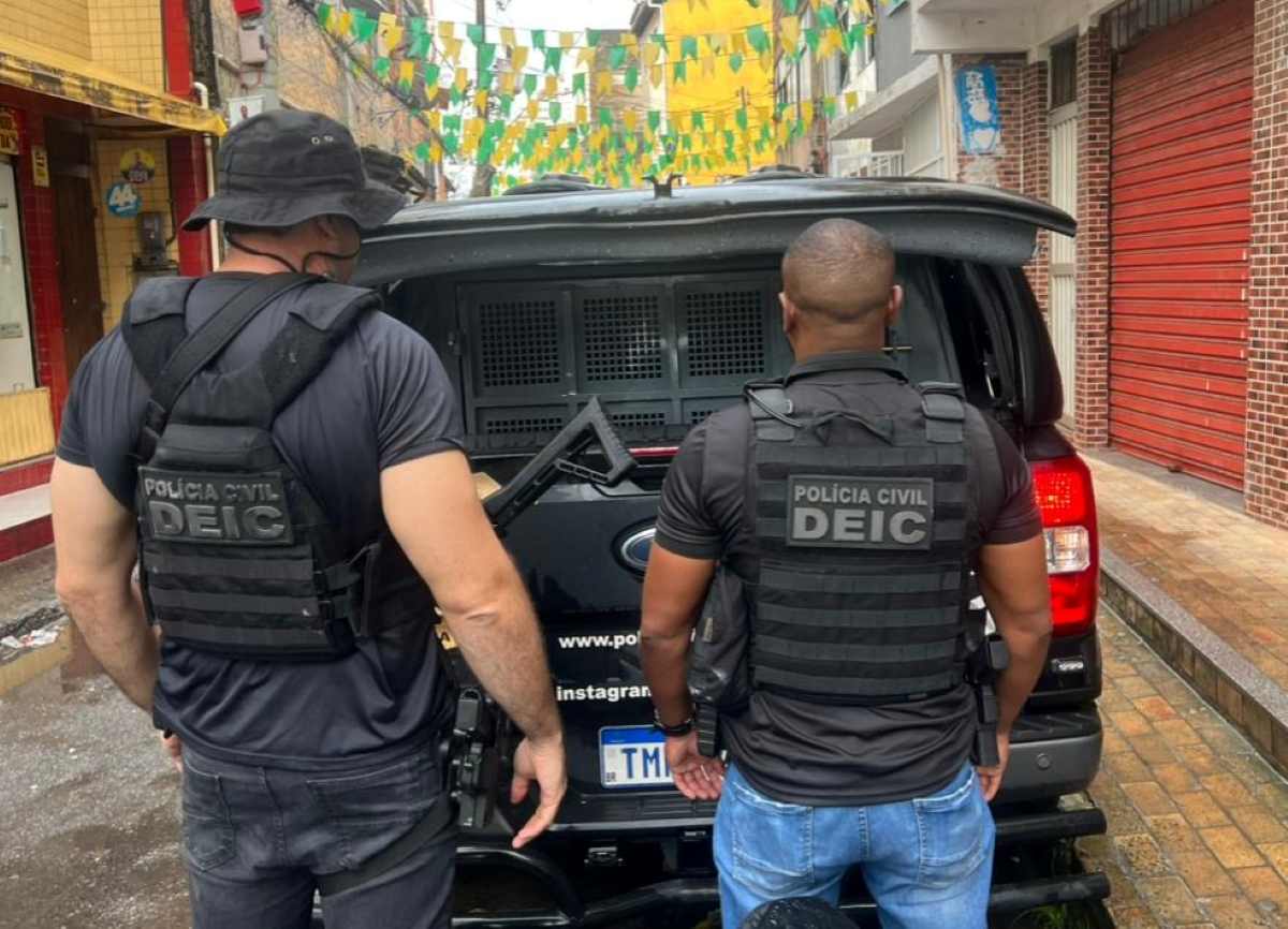 Presa mulher por sequestro mediante extorsão em Salvador_ foto Polícia Civil
