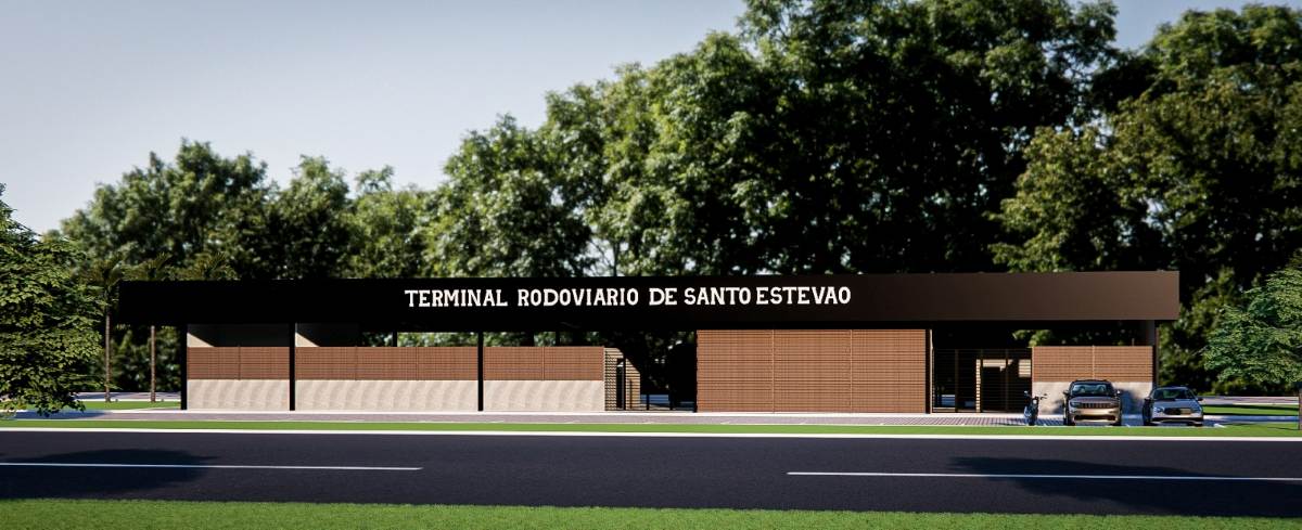 Projeto do Terminal Rodoviário de Santo Estêvão