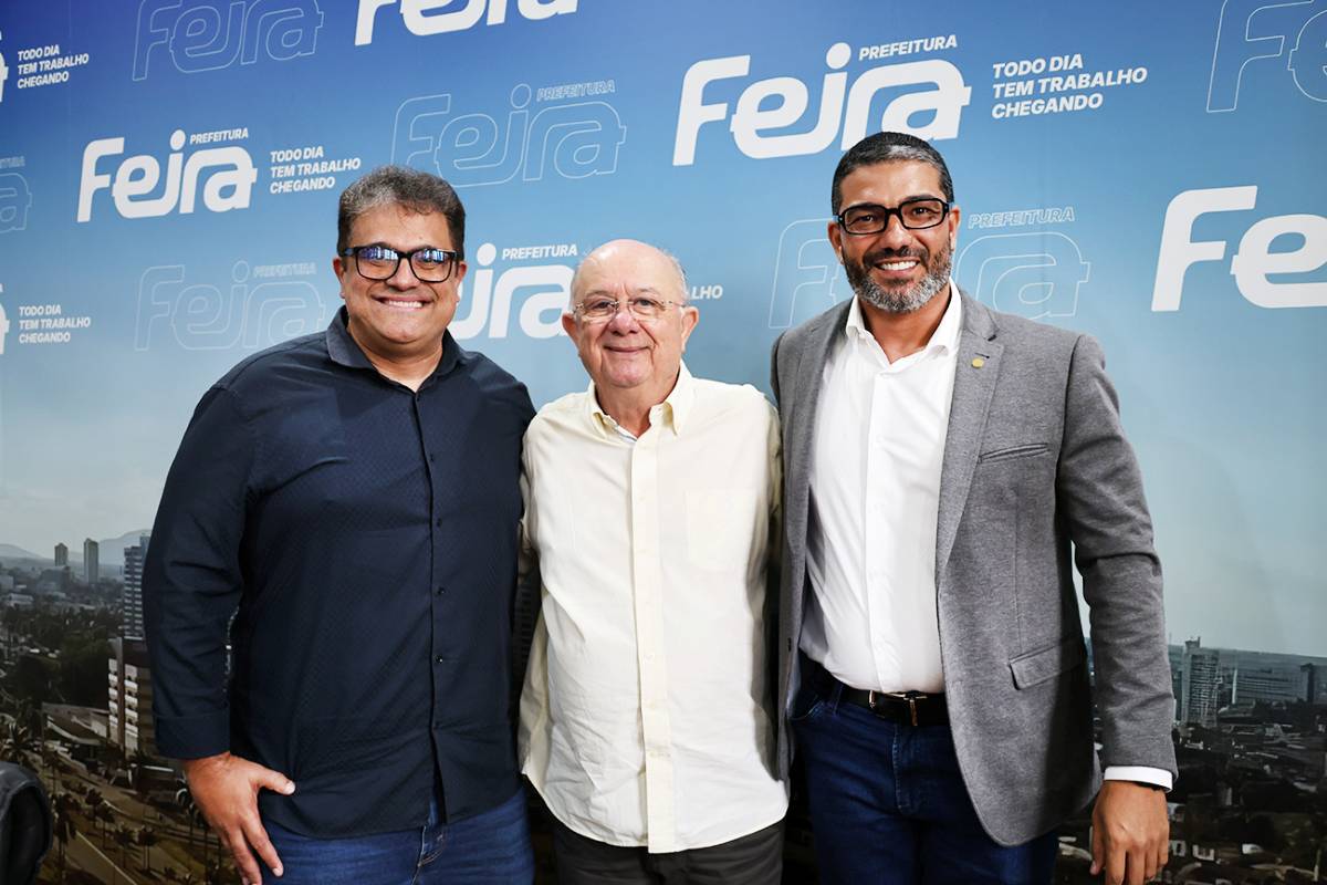 Rodolfo Suzarte, José Ronaldo e Josivaldo Santana