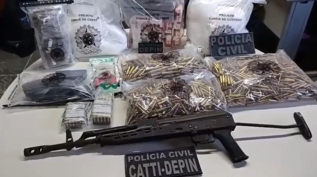 Ação policial desarticula esquema de tráfico e retira mais de 160 kg de cocaína de circulação
