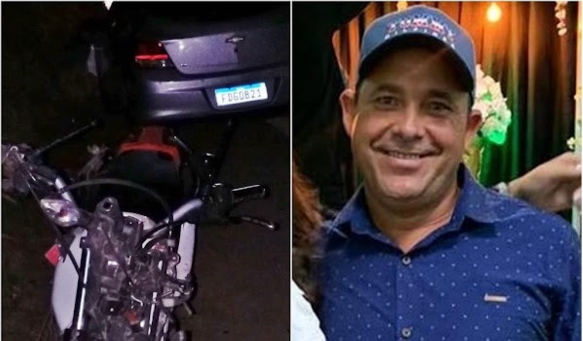Comerciante morre após colisão entre moto e carro