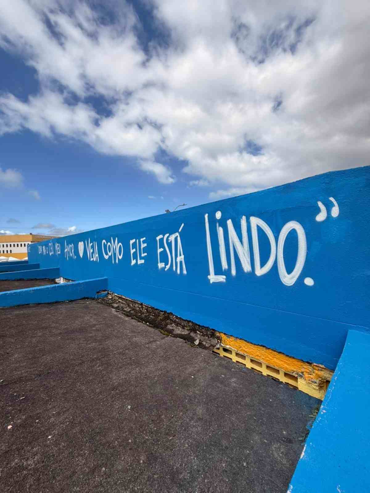 Estação de Cruz das Almas vira palco de arte junina inspirada na Copa do Mundo