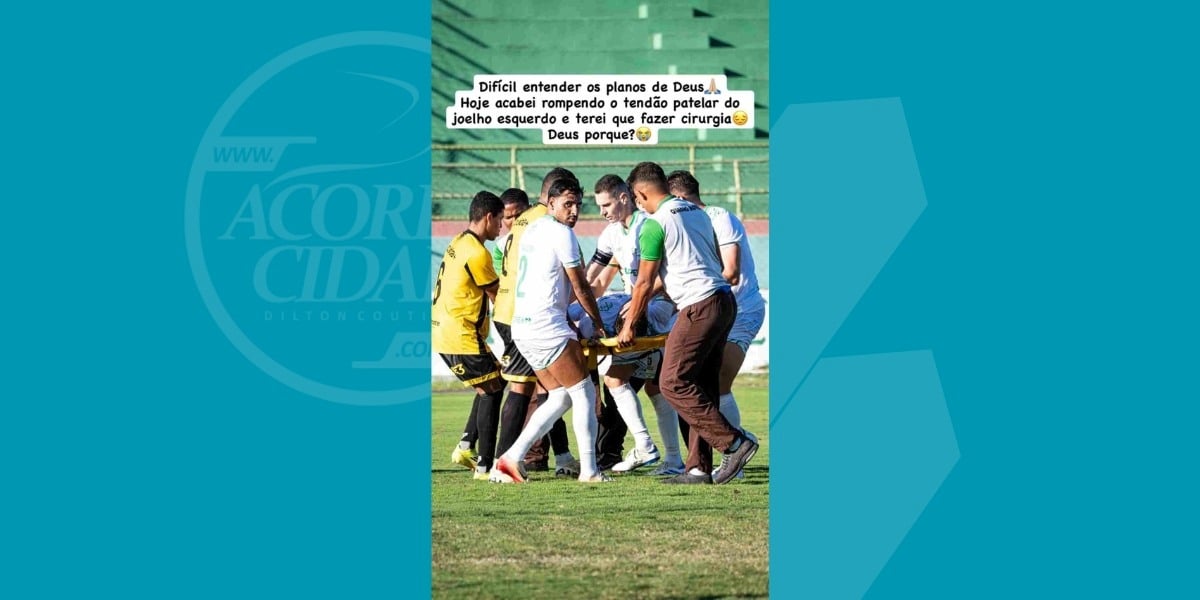 Após lesão grave, Feira FC perde Lucaneta para sequência de jogos do Baianão
