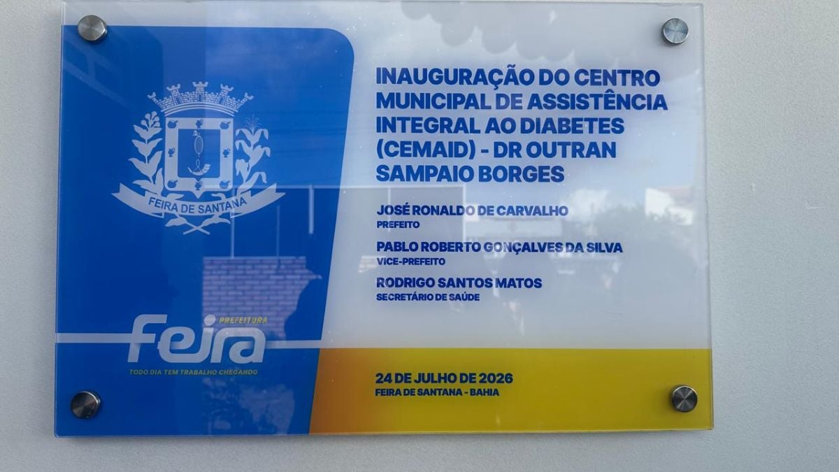 Centro de Assistência ao Diabetes é inaugurado em Feira de Santana
