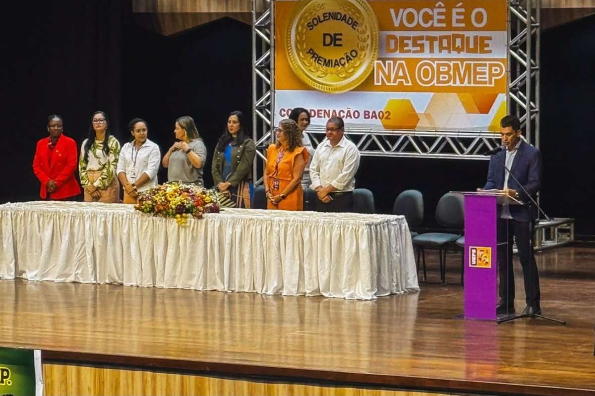 Cerimônia da OBMEP em Feira de Santana