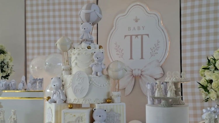 Chá revelação do 3º filho de Thiago Aquino e Thayná Santiago