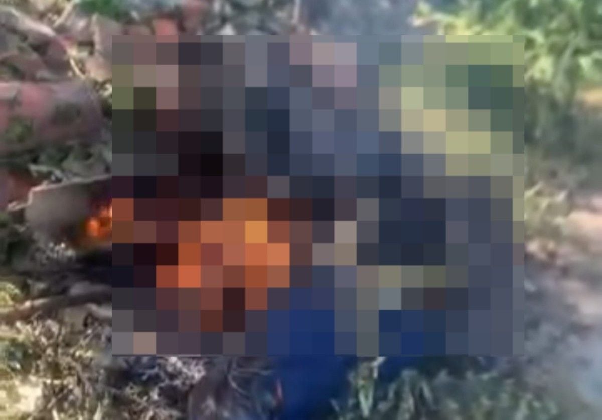 Corpo com marcas de tiros e parcialmente carbonizado é encontrado na Queimadinha