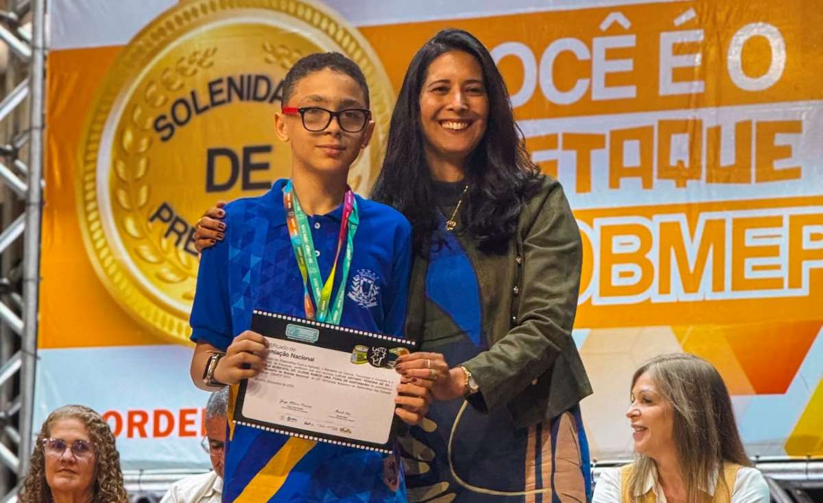 Estudante homenageado pela OBMEP_ Fotos - Rute Pimenta (3)