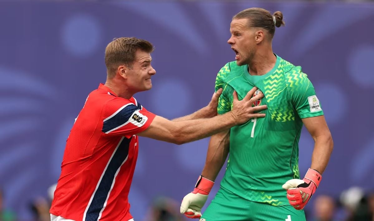 Goleiro da Noruega Orjan Nyland