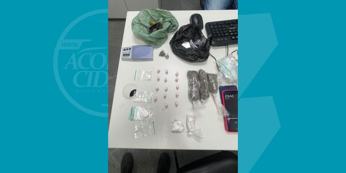 Homem é preso pela quinta vez por suspeita de tráfico de drogas