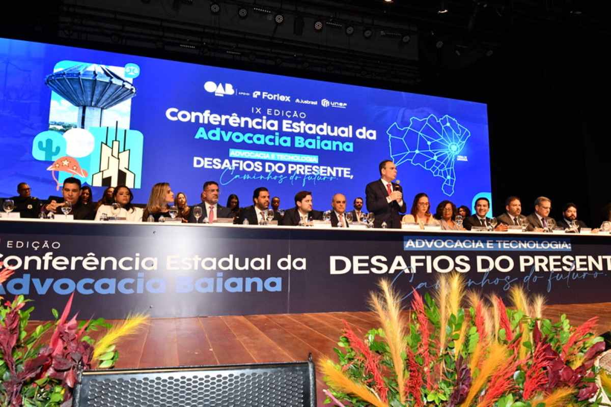 IX Conferência Estadual da Advocacia Baiana - Foto Angelino de Jesus