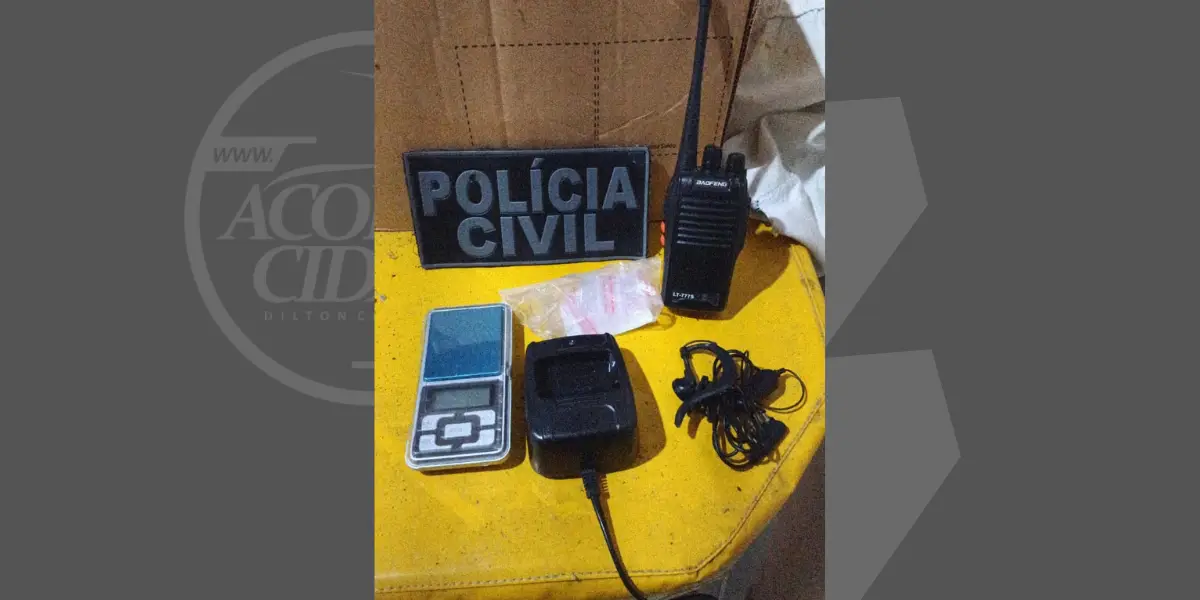 Operação Maní prende investigado por tentativa de homicídio com drogas e rádio comunicador em Feira de Santana