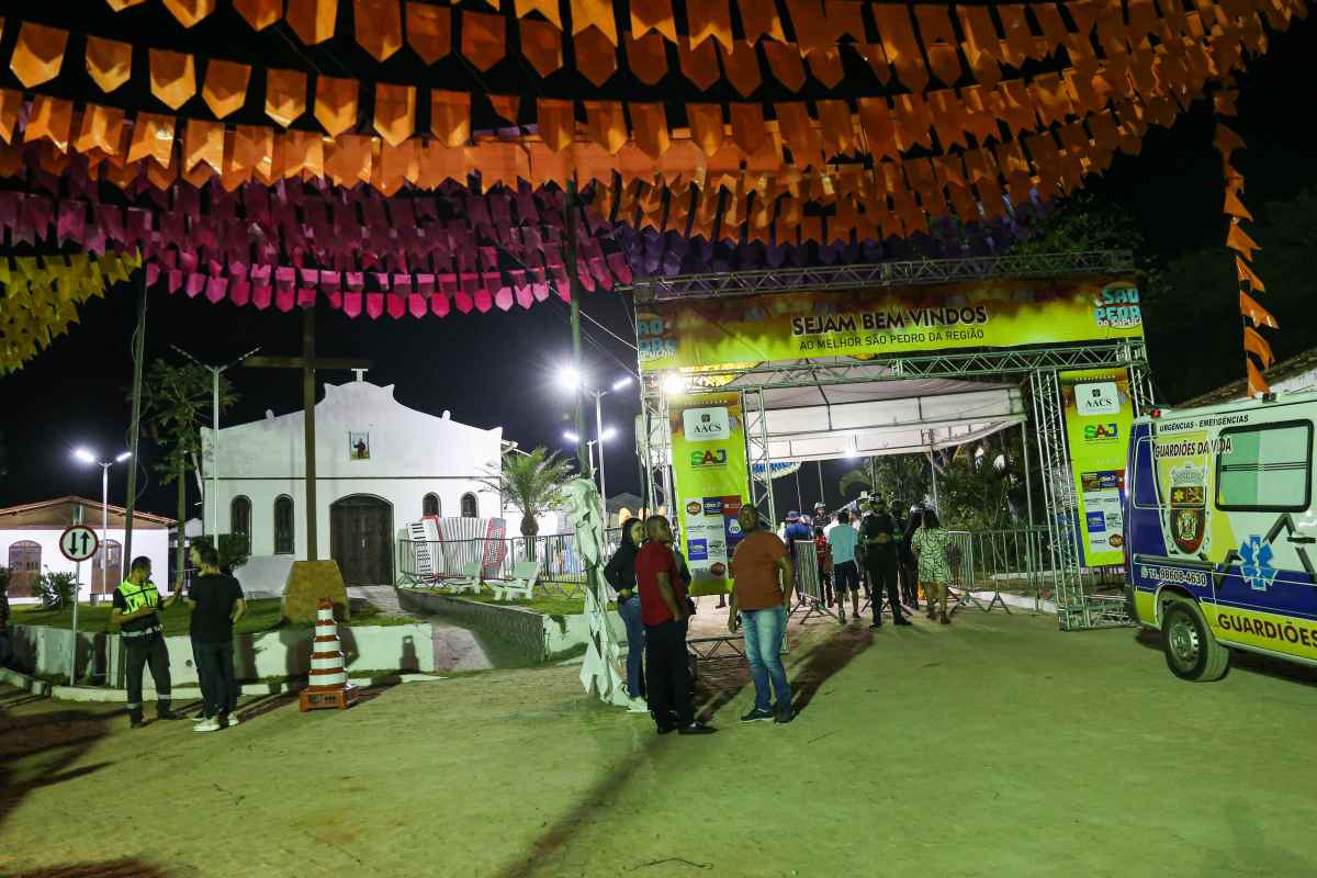 Portal de entrada - festejos juninos de Santo Antônio de Jesus