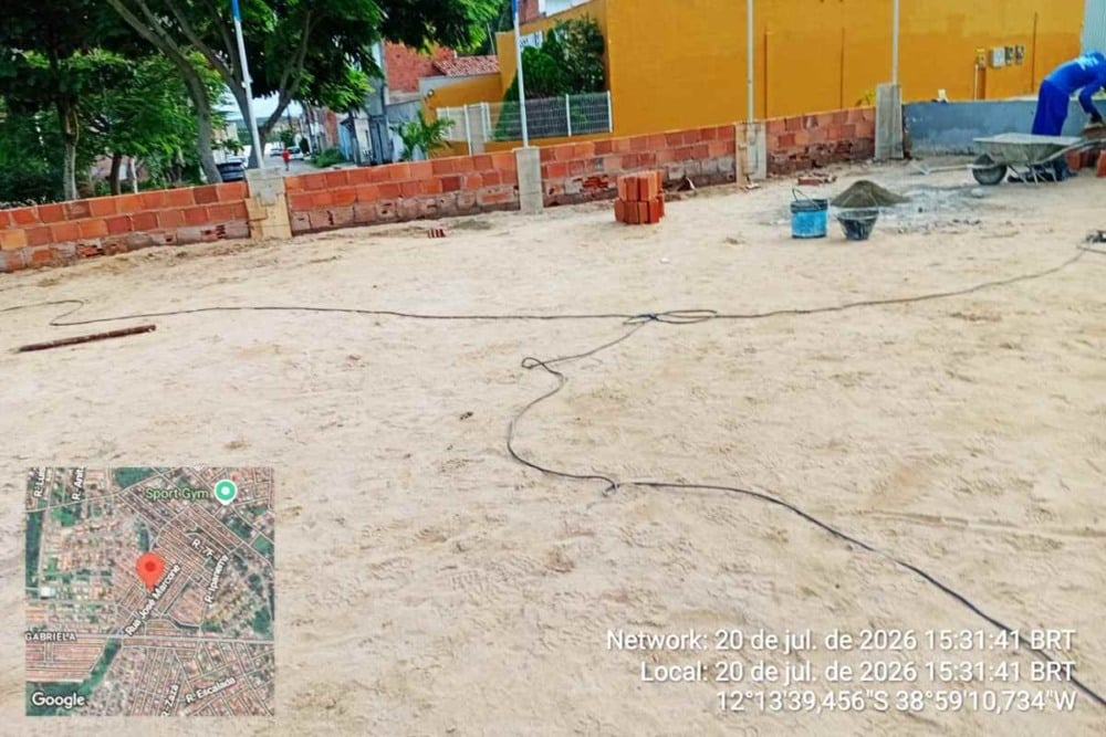 Prefeitura de Feira promove reforma e manutenção de 12 quadras e campos de futebol; saiba onde