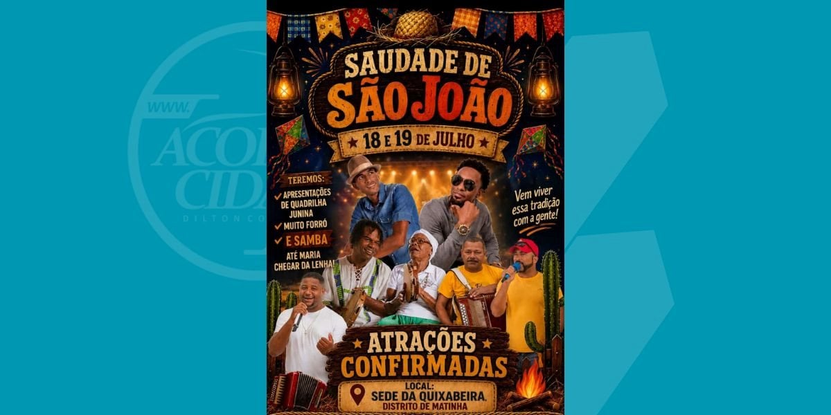 Card Saudade de São João