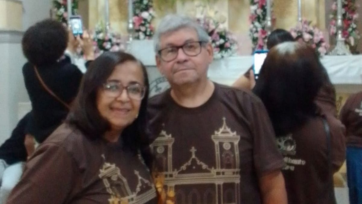 Sueli Gonçalves e o esposo