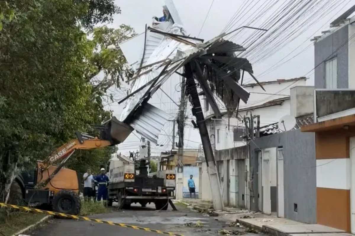 Vendaval em Eunápolis