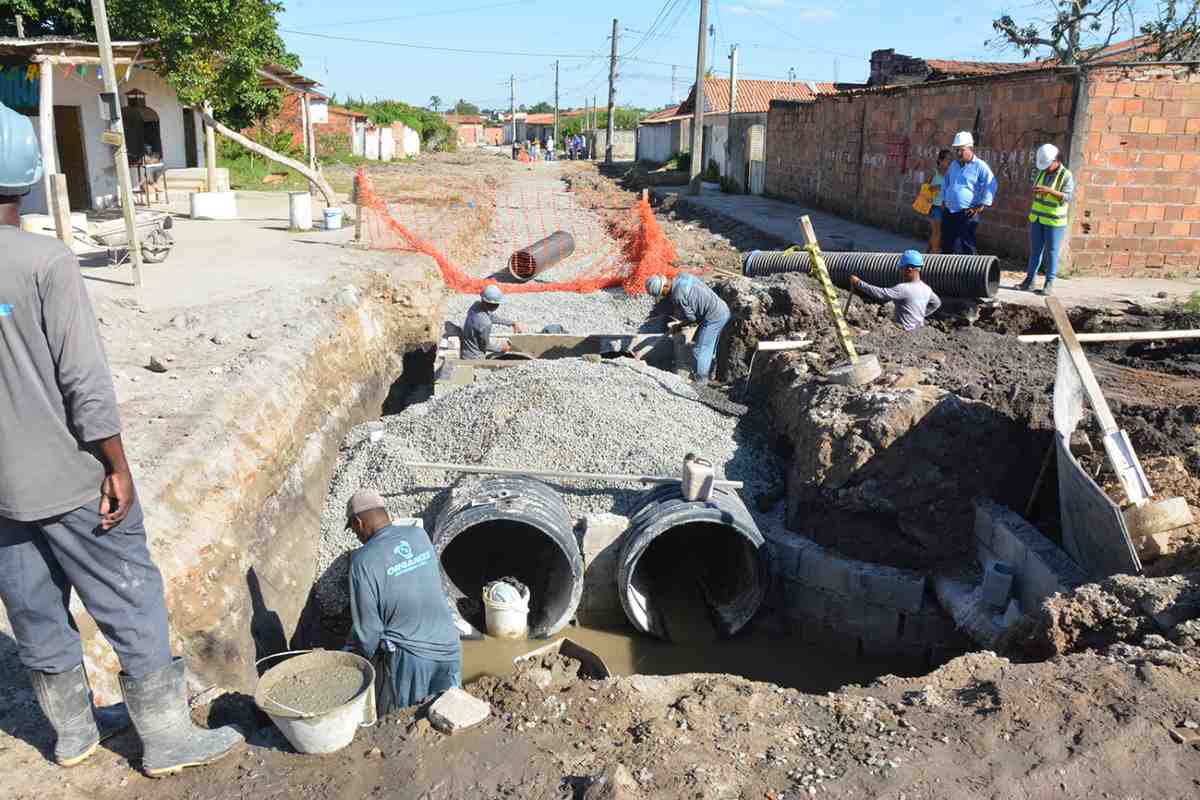 Obras no Entorno da Lagoa Chico Maia