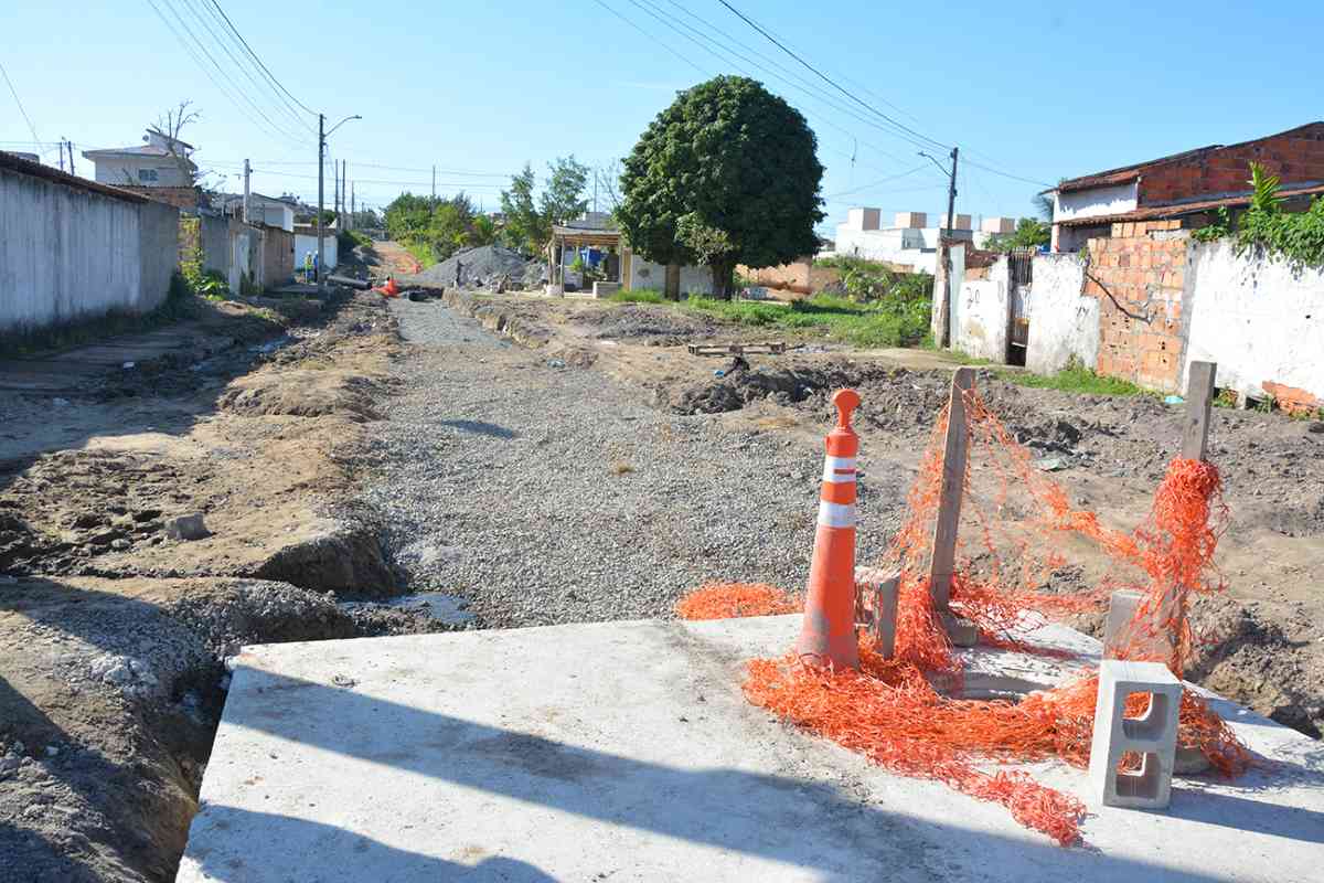 Obras no Entorno da Lagoa Chico Maia