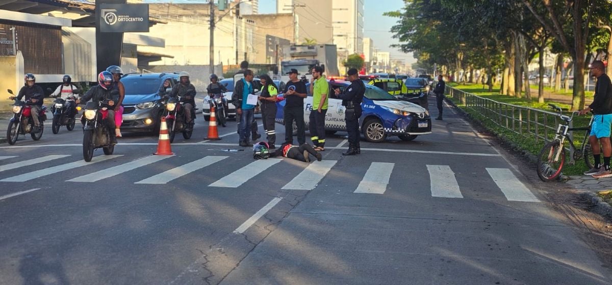 acidente deixa mulher ferida em Feira de Santana