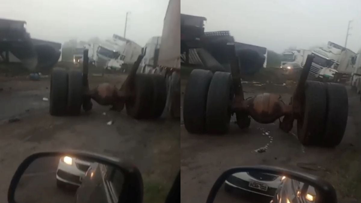 carretas acidente na BR-324