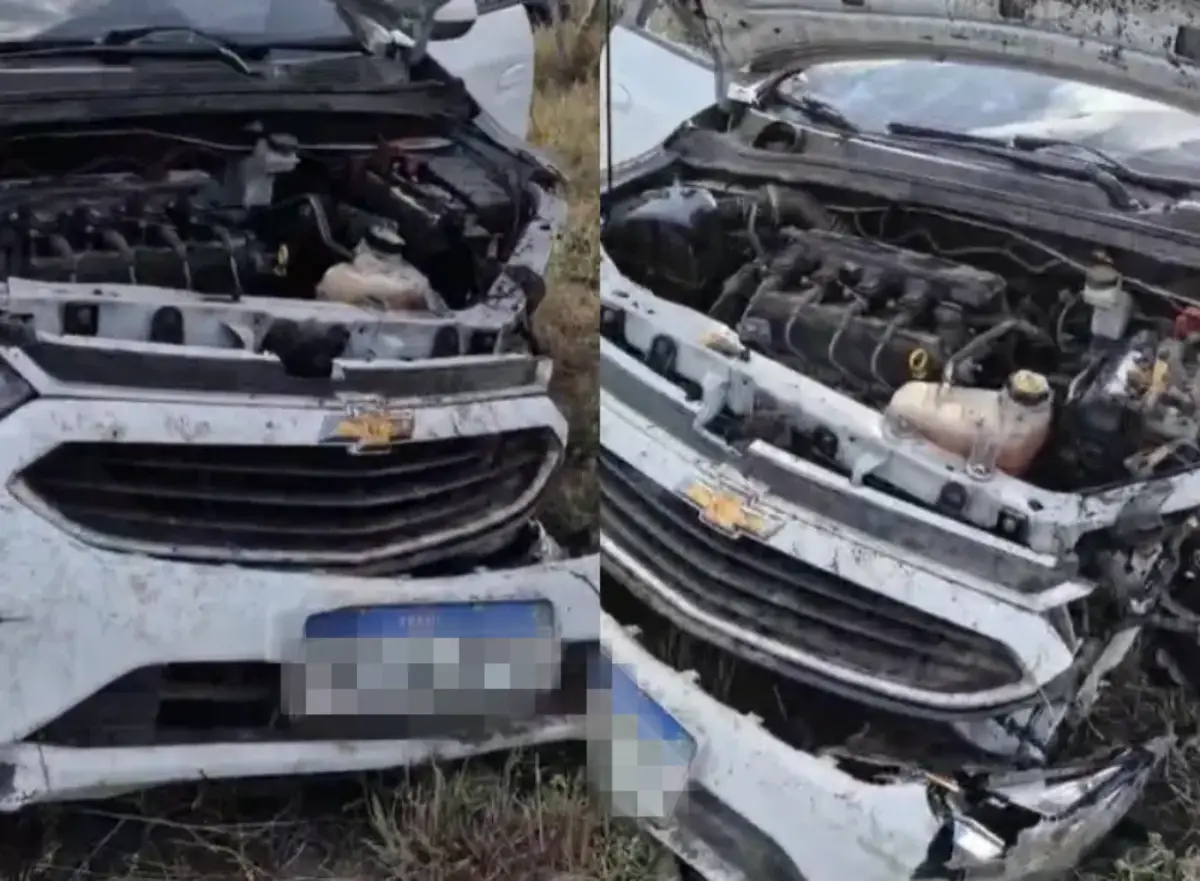Dentista de Feira de Santana capota carro na BA-120