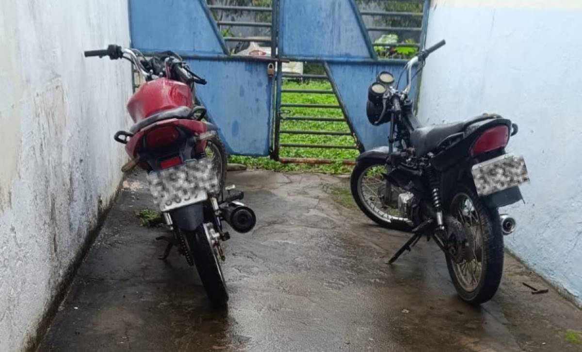 apreensão de motos em Conceição da Feira