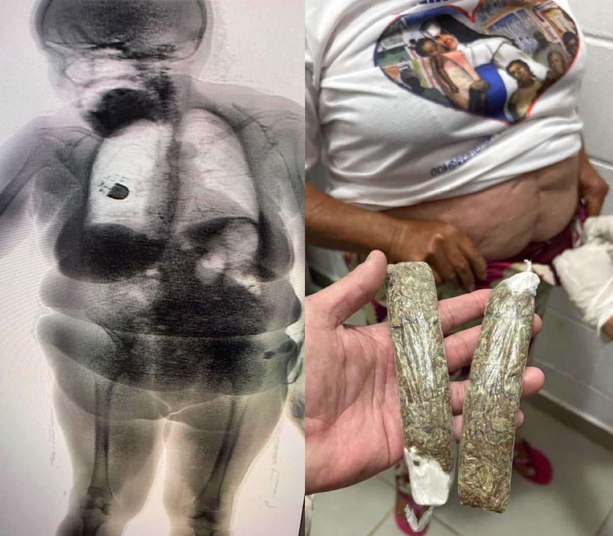 Idosa é presa em flagrante tentando entrar com drogas no Conjunto Penal de Irecê