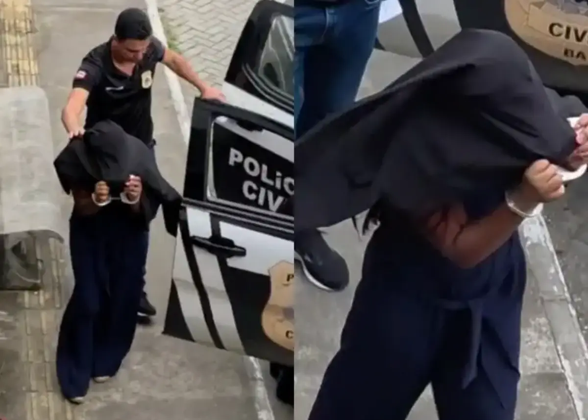 VÍDEO: mulher é presa suspeita de causar prejuízo de R$ 600 mil a cerca de 70 vítimas em Feira de Santana
