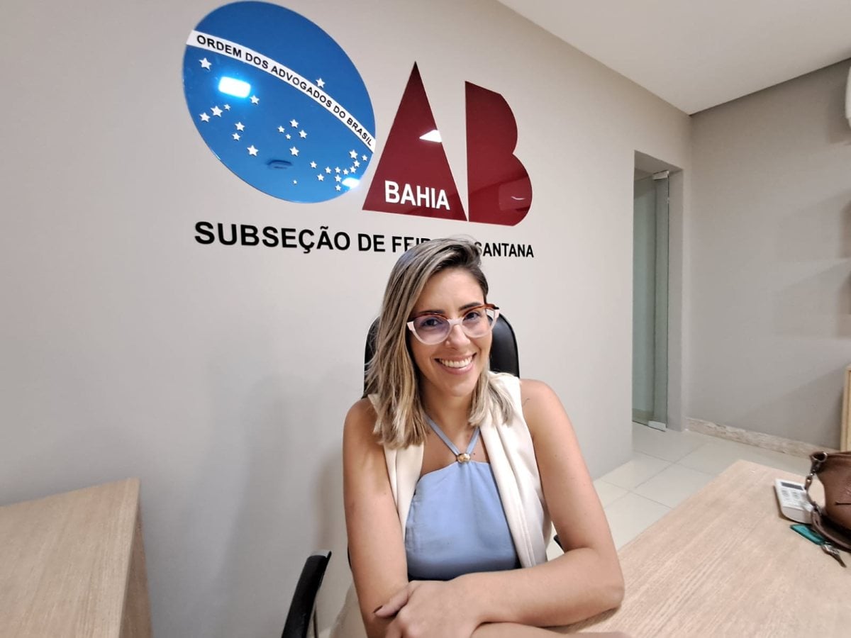 presidente da OAB Feira, Lorena Peixoto