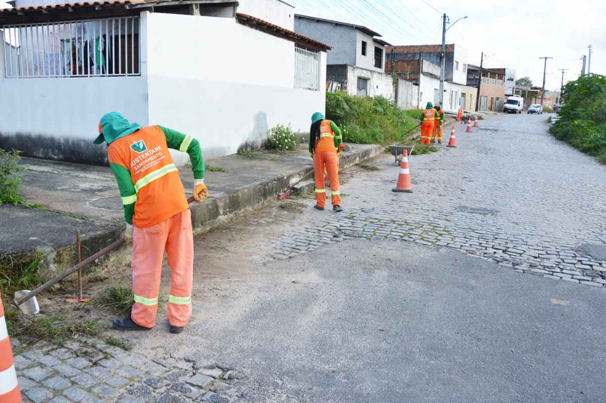 sesp realizando limpeza