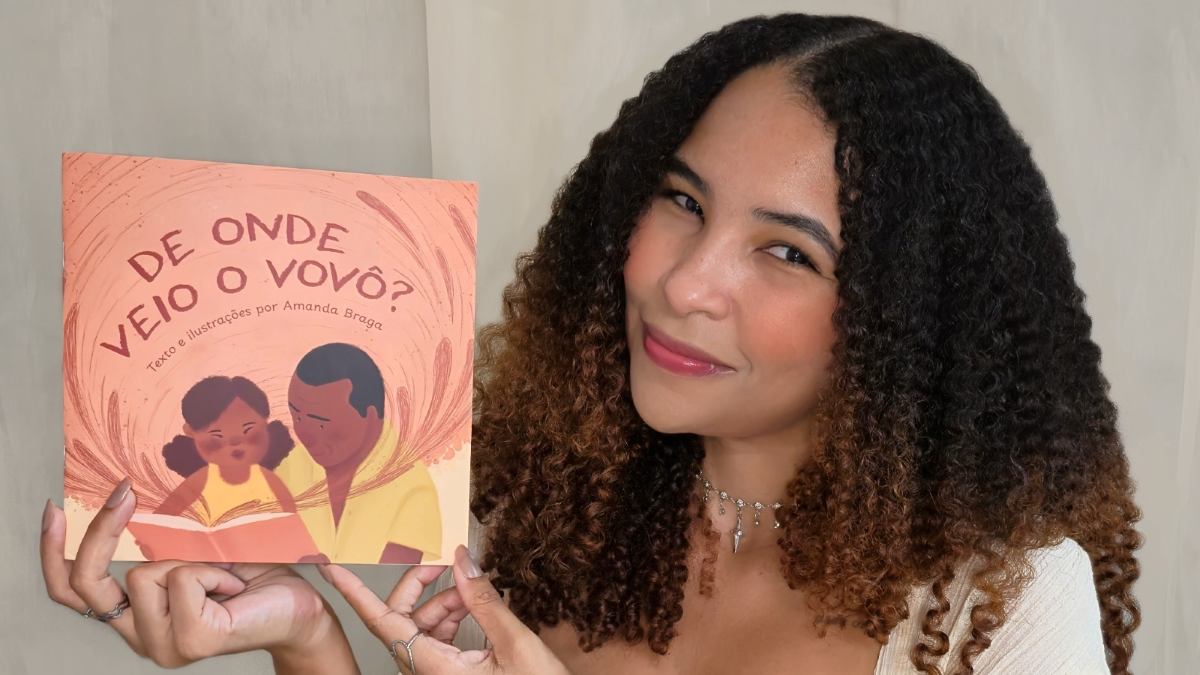 Amanda Braga, autora do livro 'De onde veio o vovô?'