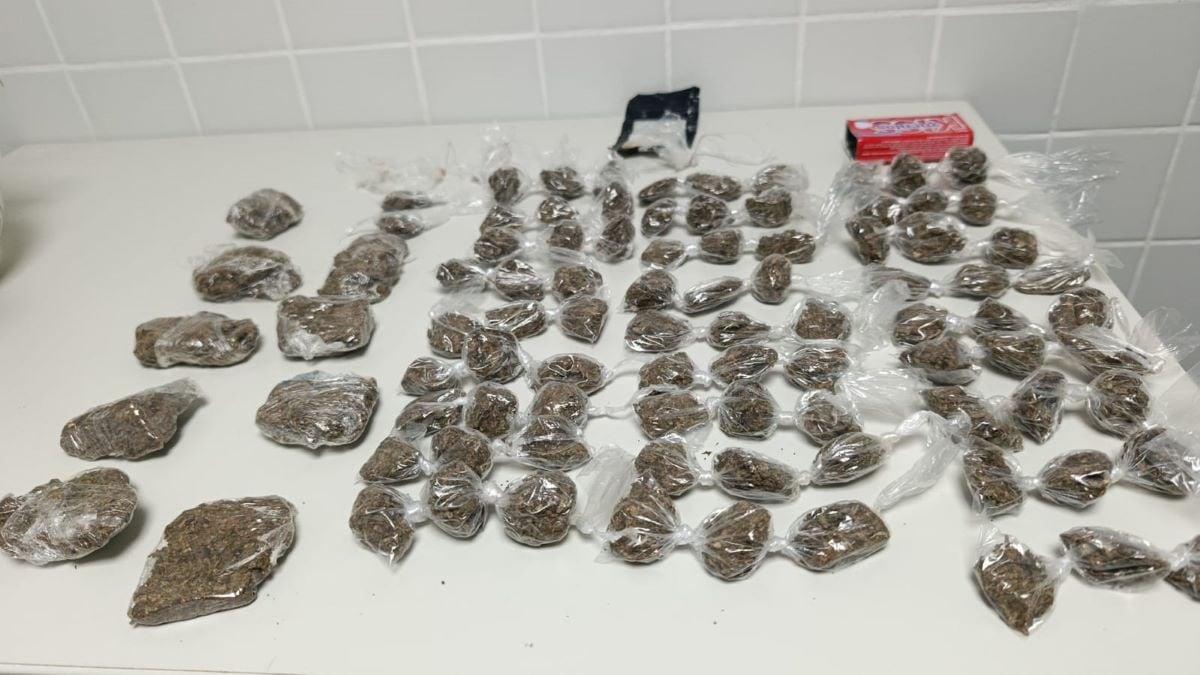 Apreensão de maconha no bairro Queimadinha