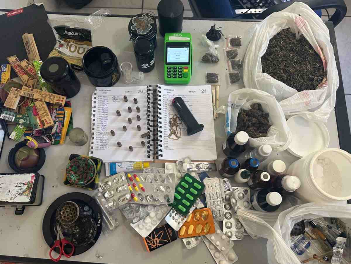 Apreensões de drogas em Santa Bárbara