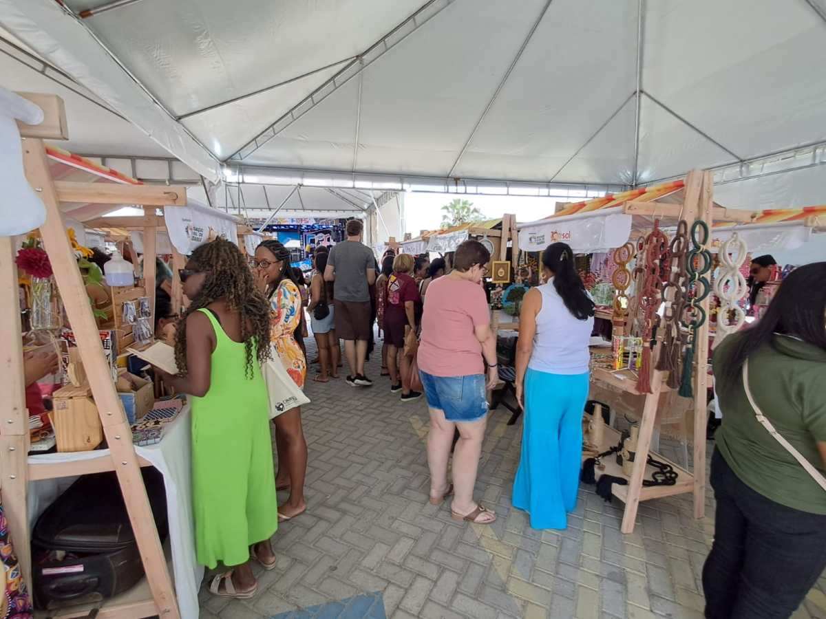 Área de artesanato na 19ª edição do Flifs