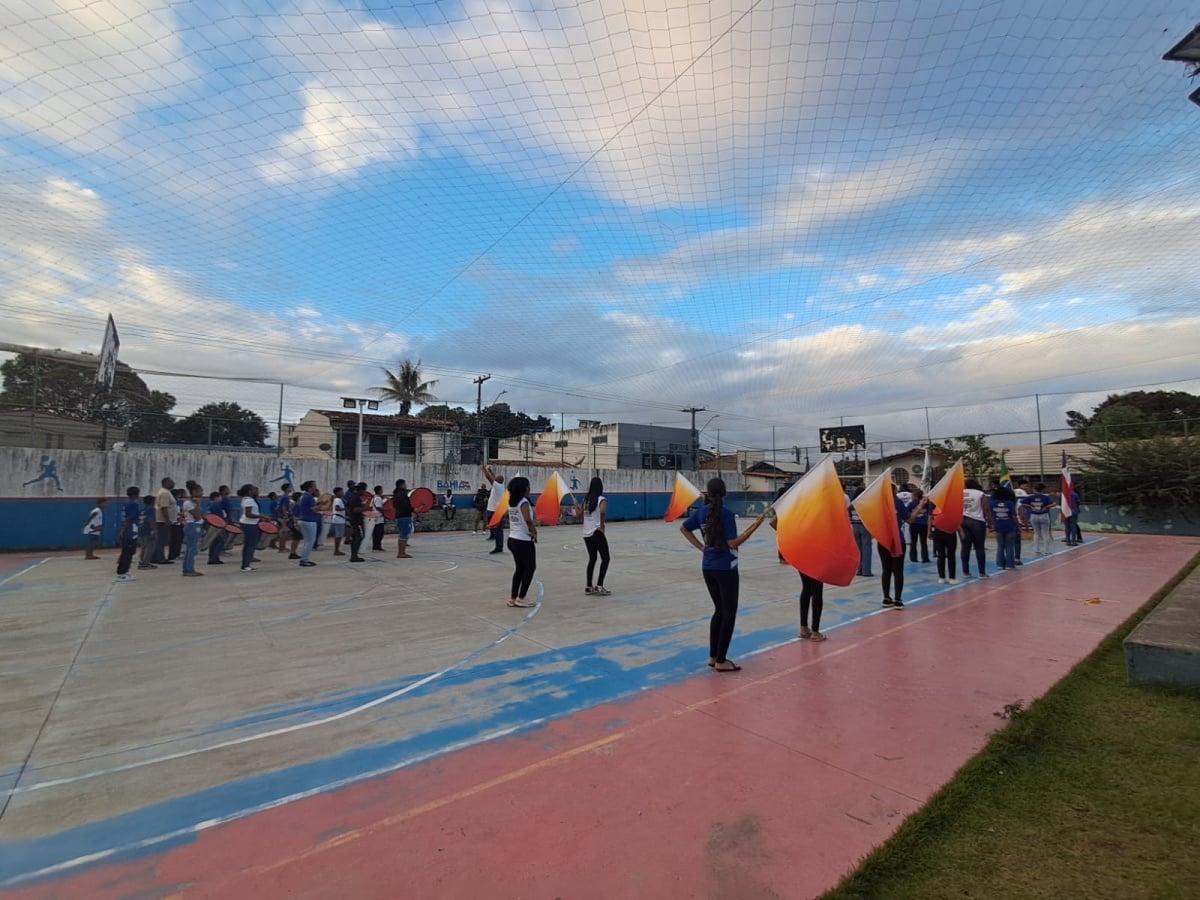 Banda do Colégio Luís Viana amplia ensaios para o desfile de 7 de Setembro em Feira de Santana