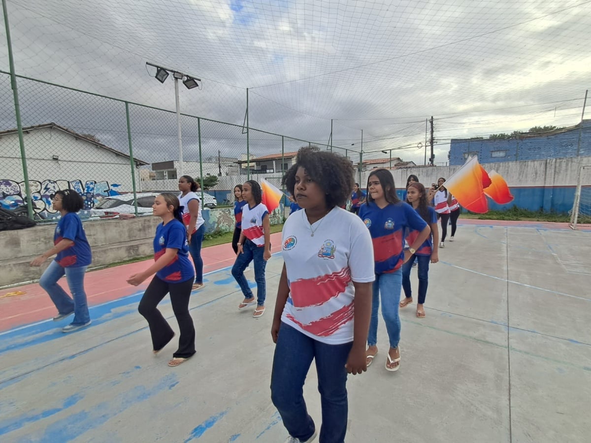 Banda do Colégio Luís Viana amplia ensaios para o desfile de 7 de Setembro em Feira de Santana