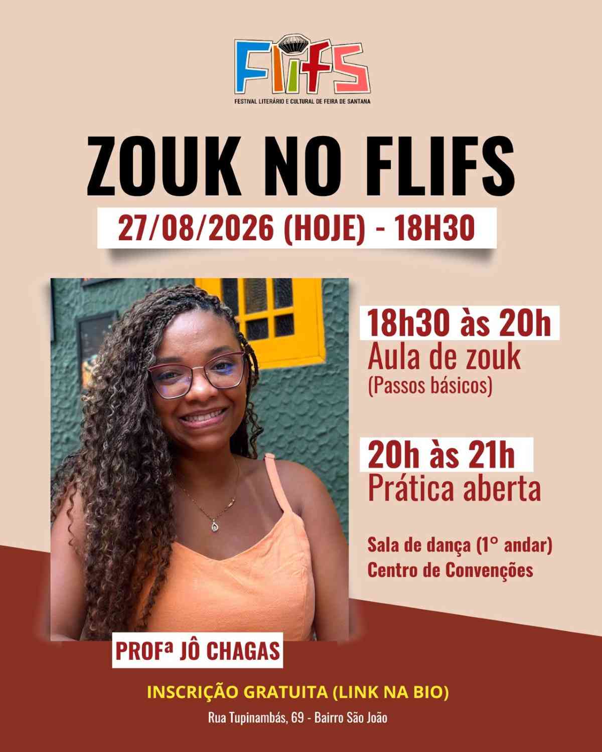 Banner aula de zouk