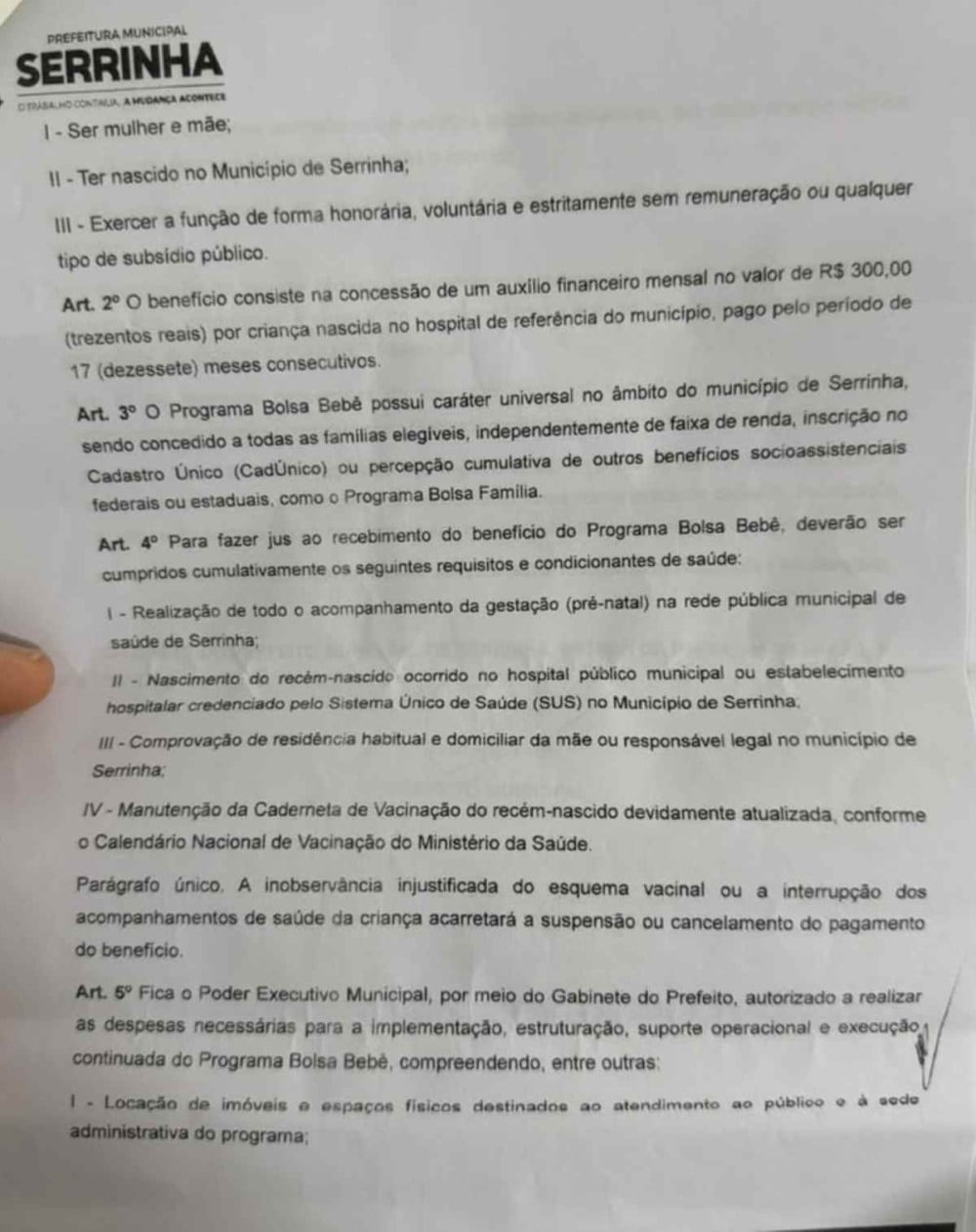 Bolsa Bebê: prefeitura de cidade baiana quer pagar R$ 300 para gestantes
