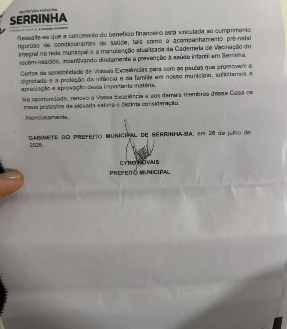 Bolsa Bebê: prefeitura de cidade baiana quer pagar R$ 300 para gestantes