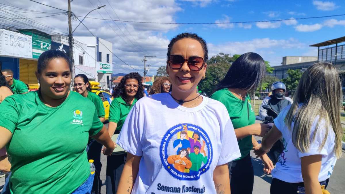  coordenadora de Saúde da Apae, Milena Suellen Peixoto Pinto
