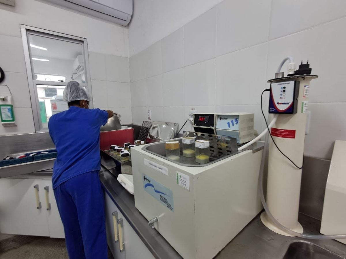 Estoque Banco de Leite Humano Hospital da Mulher em Feira de Santana