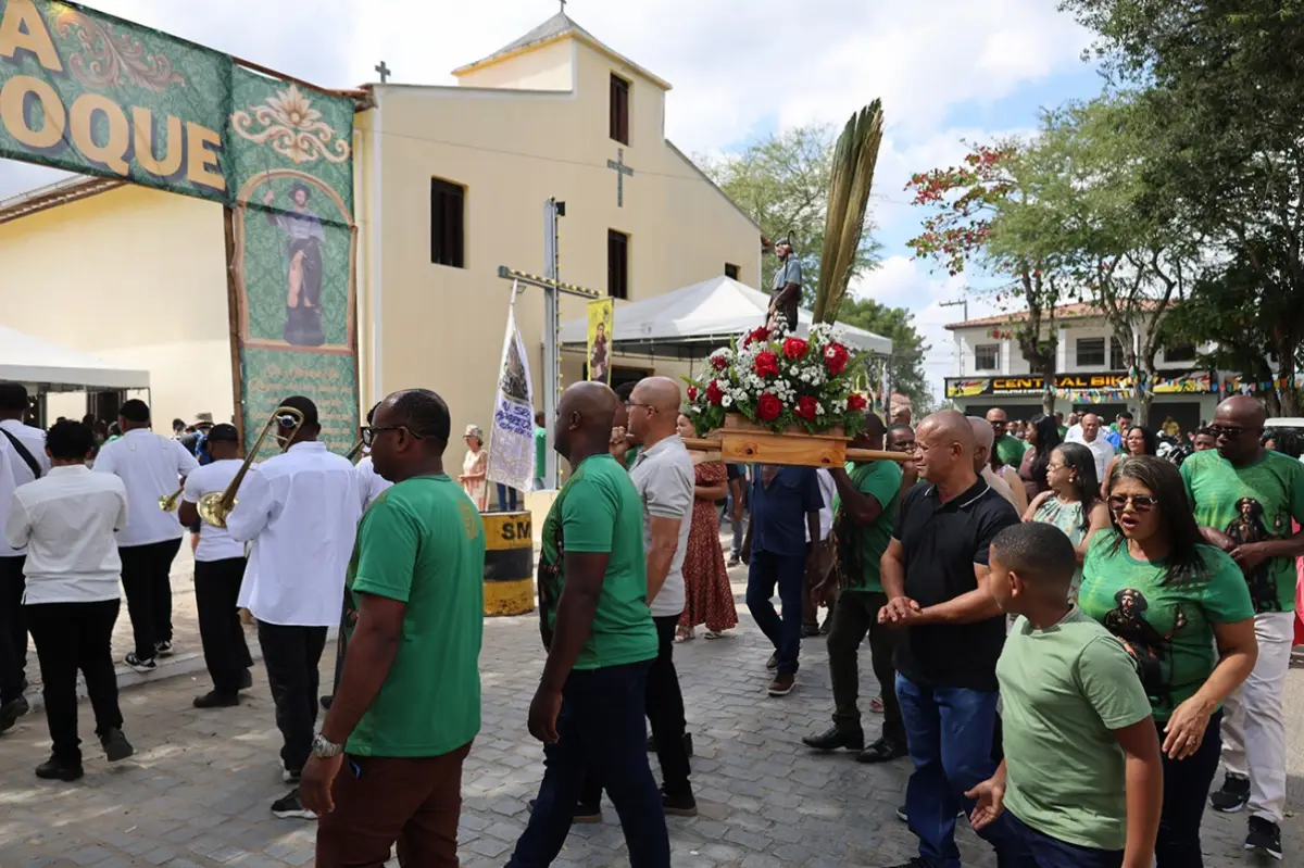 Distrito de Matinha celebra festa de São Roque em Feira de Santana