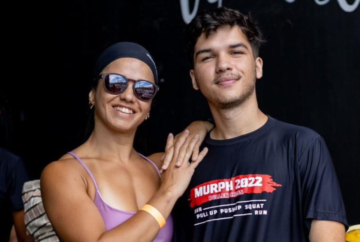 Gomes Araújo de Souza e a mãe Samile