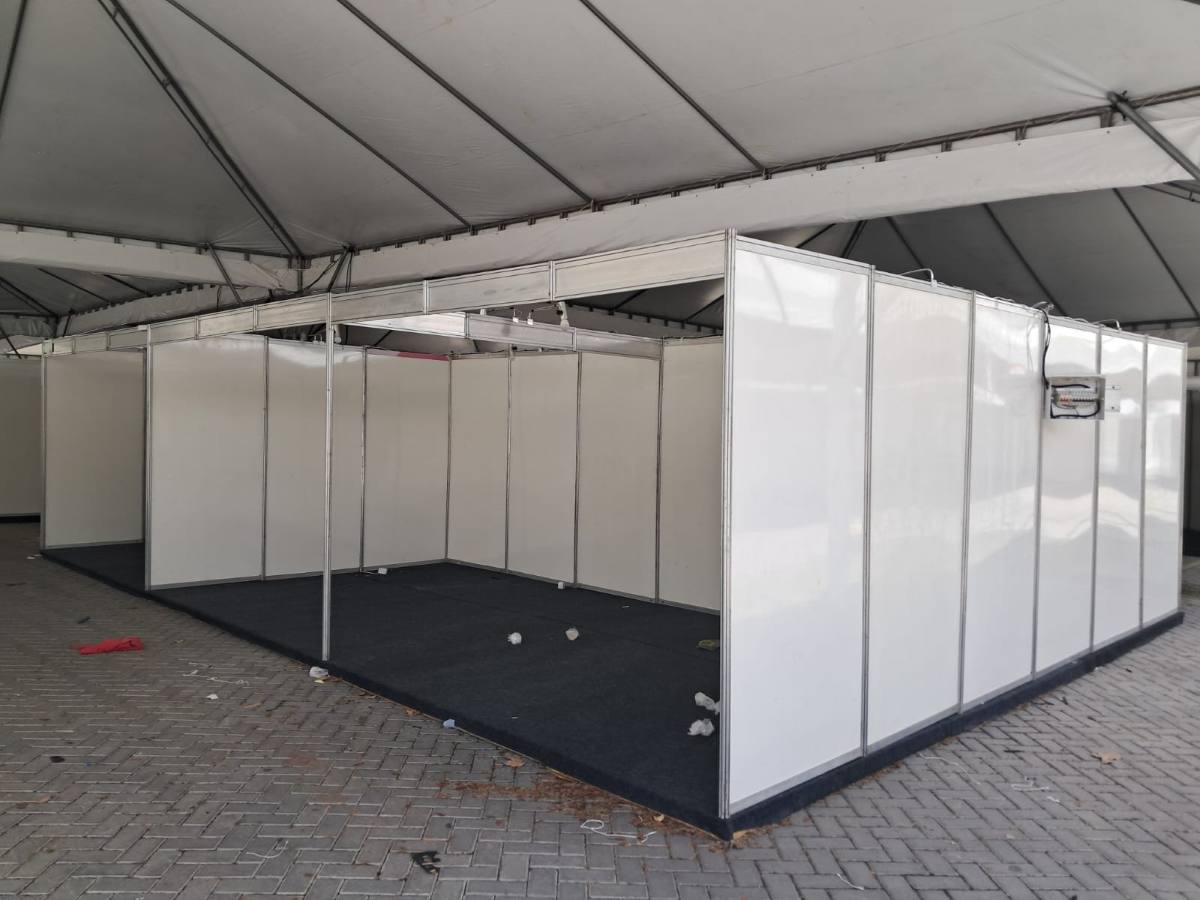 Montagem do Flifs no Centro de Convenções