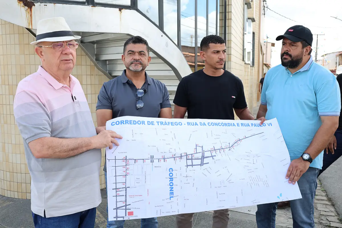 Novo binário será implantado na região da Rua Concórdia em Feira de Santana