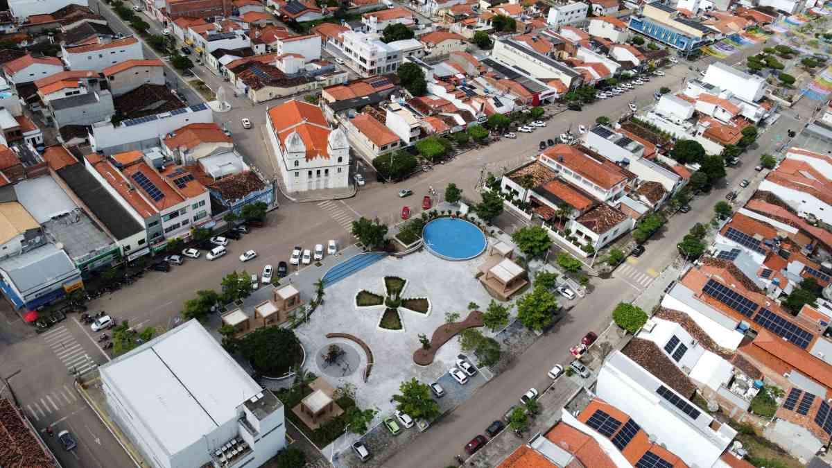 Riachão do Jacuípe visão aérea